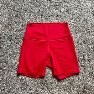Lululemon Align HR Short 6” Dark Red Size 6